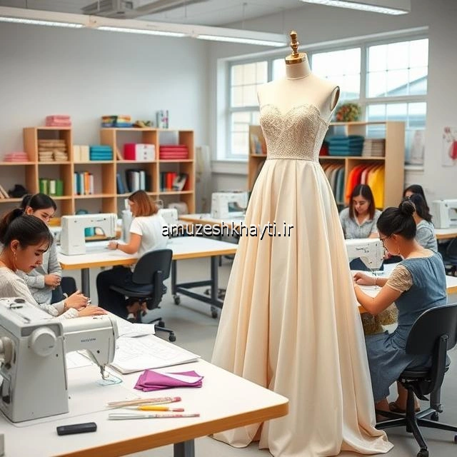 آموزشگاه خلاق آموزشگاه خیاطی دوخت لباس شب در مشهد ملک آباد